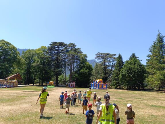 Les 3/6 ans aux jeux gonflables